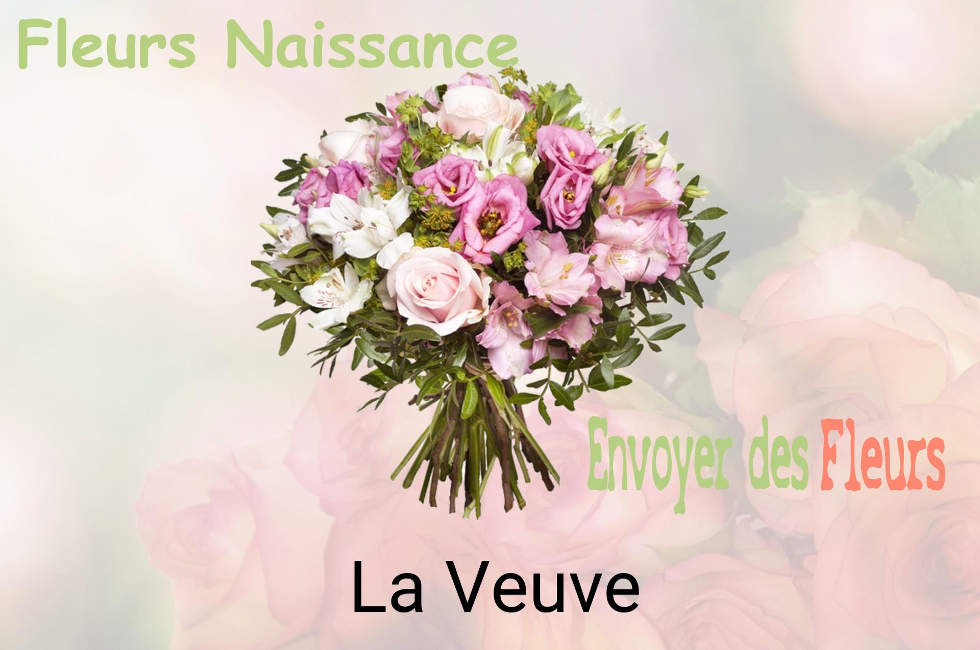 Bouquet de fleurs de naissance livré à La Veuve